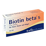 BIOTIN BETA 5 Tabletten