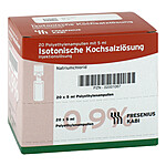 ISOTONISCHE Kochsalzlösung 0,9 prozent Plastikampu