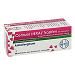 CETIRIZIN HEXAL Tropfen bei Allergien