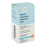 BIOCHEMIE DHU 20 Kalium alum.sulfur.D 12 Tabletten