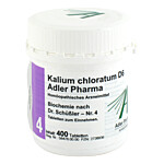 BIOCHEMIE Adler 4 Kalium chloratum D 6 Tabletten