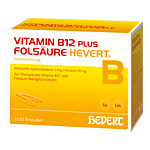 VITAMIN B12 PLUS Folsäure Hevert a 2 ml Ampullen