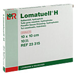 LOMATUELL H Salbentüll 10x10 cm steril