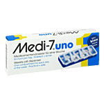 MEDI 7 uno Medikamentendosierer für 7 Tage blau