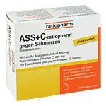 ASS + C-ratiopharm gegen Schmerzen Brausetabletten