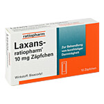 LAXANS-ratiopharm 10 mg Zäpfchen