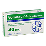 VOMACUR 40 Suppositorien