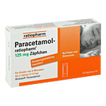 PARACETAMOL-ratiopharm 125 mg Zäpfchen