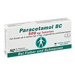 PARACETAMOL BC 500 mg Tabletten