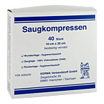 SAUGKOMPRESSEN unsteril 10x20 cm