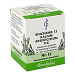 BIOCHEMIE 13 Kalium arsenicosum D 6 Tabletten