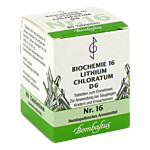 BIOCHEMIE 16 Lithium chloratum D 6 Tabletten