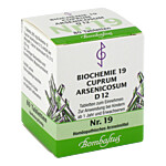 BIOCHEMIE 19 Cuprum arsenicosum D 12 Tabletten