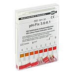 PH-FIX Indikatorstäbchen pH 3,6-6,1