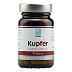 KUPFER 2 mg aus Kupfergluconat Kapseln
