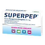 SUPERPEP Reise Kaugummi Dragees 20 mg