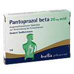 PANTOPRAZOL beta 20 mg acid magensaftresistentTabletten