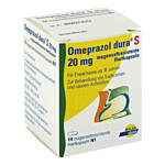 OMEPRAZOL dura S 20 mg magensaftresist.Hartkapseln