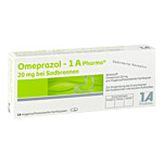 OMEPRAZOL-1A Pharma 20 mg bei Sodbrennen HKM