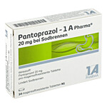 PANTOPRAZOL-1A Pharma 20mg bei Sodbrennen msr.Tab.