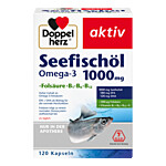 DOPPELHERZ Seefischöl Omega-3 1.000 mg+FolsäureKaps.