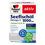 DOPPELHERZ Seefischöl Omega-3 1.000 mg+FolsäureKaps.