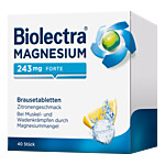 BIOLECTRA Magnesium 243 mg forte Zitrone Br.-Tabletten