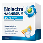 BIOLECTRA Magnesium 243 mg forte Orange Brausetab.