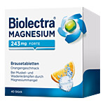 BIOLECTRA Magnesium 243 mg forte Orange Brausetab.