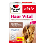 DOPPELHERZ Haar Vital+Zink+Hirseextrakt Kapseln