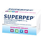 SUPERPEP Reise Kaugummi Dragees 20 mg