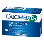 CALCIMED D3 500 mg-1000 I.E. Kautabletten
