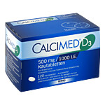 CALCIMED D3 500 mg-1000 I.E. Kautabletten