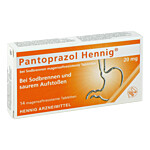 PANTOPRAZOL Hennig b.Sodbrennen 20 mg msr.Tabletten