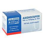 ALKOHOLTUPFER 3x6 cm steril