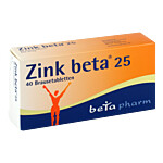 ZINK BETA 25 Brausetabletten