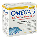 OMEGA-3 LACHSÖL plus Vit.D plus Omega-3 Konz.Kapseln