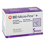 BD MICRO-FINE+ 5 Pen-Nadeln 0,25x5 mm