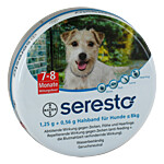 SERESTO 1,25g + 0,56g Halsband für Hunde bis 8kg