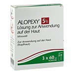 ALOPEXY 5 prozent Lösung zur Anwendung auf der Hau