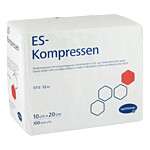 ES-KOMPRESSEN unsteril 10x20 cm 12fach