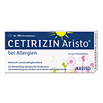 CETIRIZIN Aristo bei Allergien 10 mg Filmtabletten