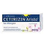 CETIRIZIN Aristo bei Allergien 10 mg Filmtabletten