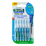 GUM TRAV-LER 1,6mm Tanne blau Interdental+6Kappen