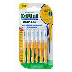 GUM TRAV-LER 1,3mm Tanne gelb Interdental+6Kappen