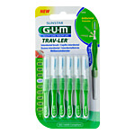 GUM TRAV-LER 1,1mm Tanne grün Interdental+6Kappen