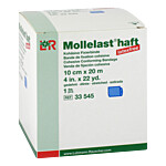 MOLLELAST haft Binden latexfrei 10 cmx20 m blau