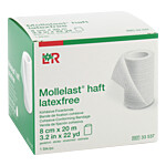 MOLLELAST haft Binden latexfrei 8 cmx20 m weiß