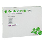 MEPILEX Border Ag Schaumverb.10x12,5 cm steril