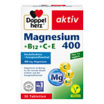 DOPPELHERZ Magnesium 400+B12+C+E Tabletten